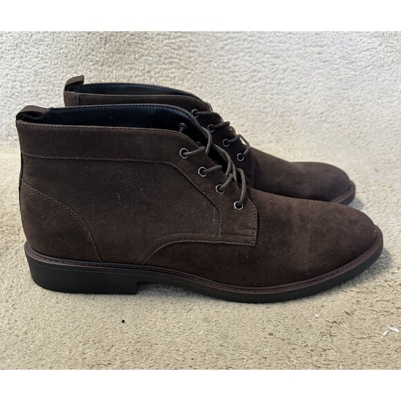 Alfani Alf Aiden Brown Suede Chukka Ankle Boots Shoes 42233 Men’s Size 13M - Picture 1 of 10
